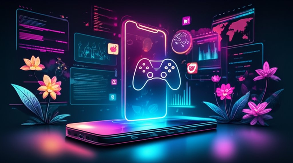 Fun mobile games for teenagers, showcasing popular app game interfaces.