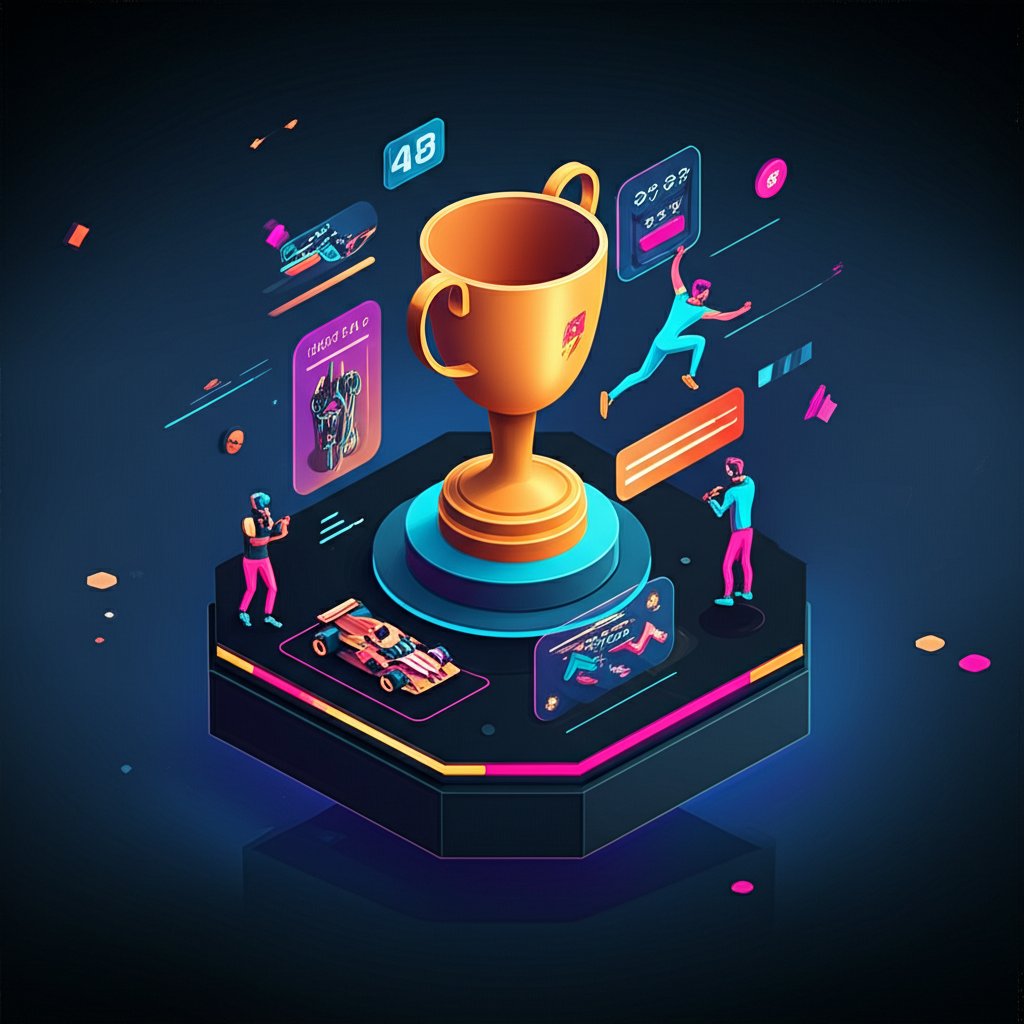 Adrenaline-pumping action and intense competition in extreme sports.