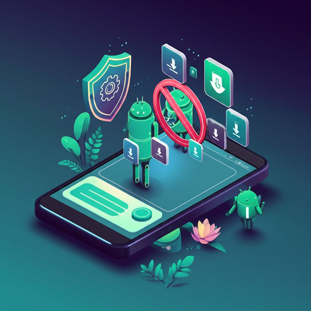 Prevent unwanted Android apps from automatically downloading. Easy steps.