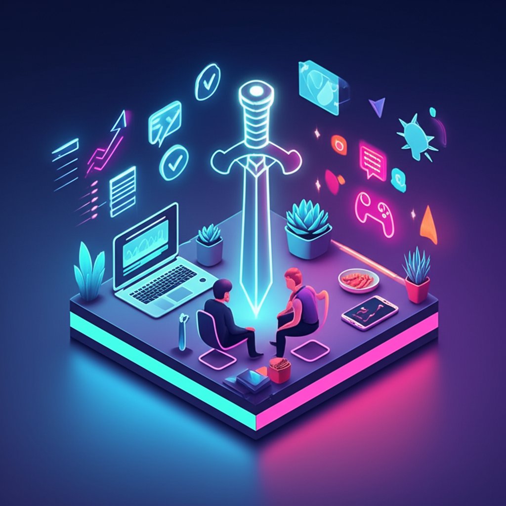 Modern reality: Task killers, a double-edged sword for focus and potential pitfalls.