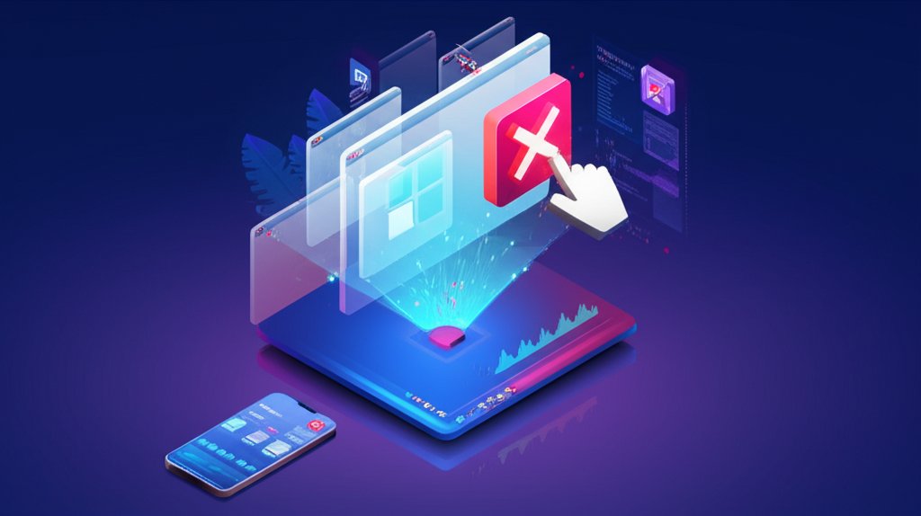 Standard ways to close Windows applications for optimal performance and stability.
